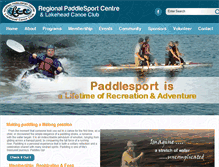Tablet Screenshot of paddlesport.org